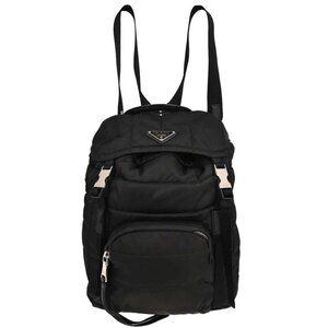 Prada Black Nylon Backpack